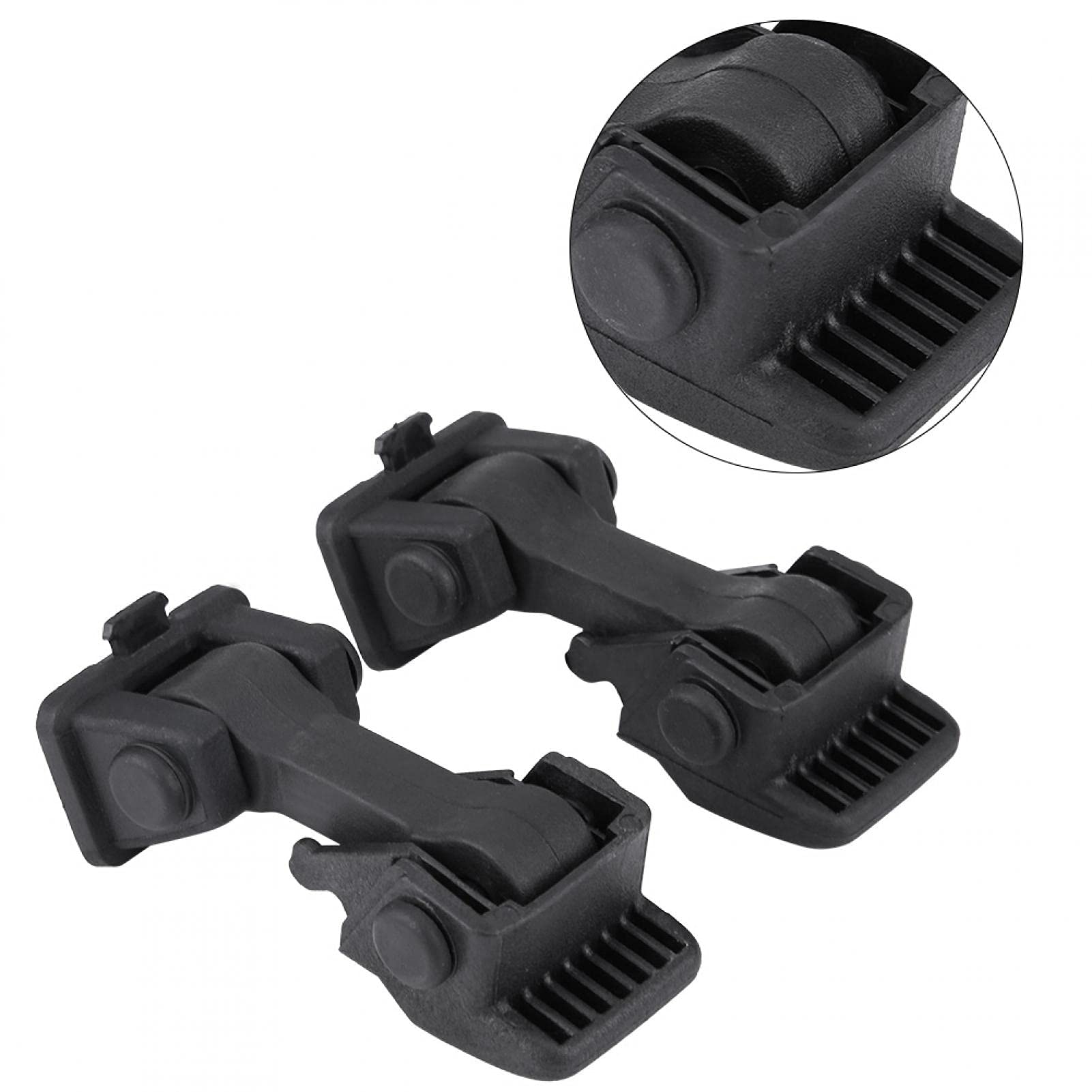 Fermo del Fermo del Cofano, Yctze 2 Set di Staffe di Fermo di Sicurezza del Fermo del Cofano di Ricambio sostituzione per Wrangler TJ 97-06 55176636AD 55395652AC ganci cofano tj per ganci cofano jeep