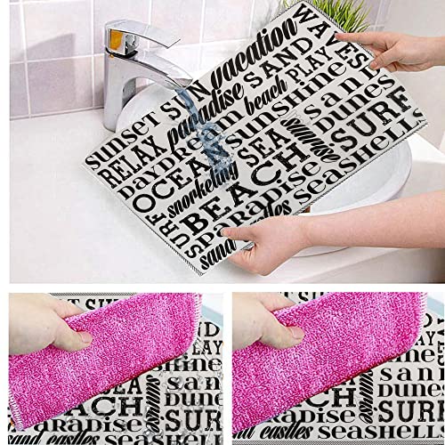 Image of Waterproof PVC Refrigerator Drawer Mats /Multipurpose Mat /Fridge Mats Set of 3 Pcs (Alphabet Black, Size-17.5X11.5 Inch)