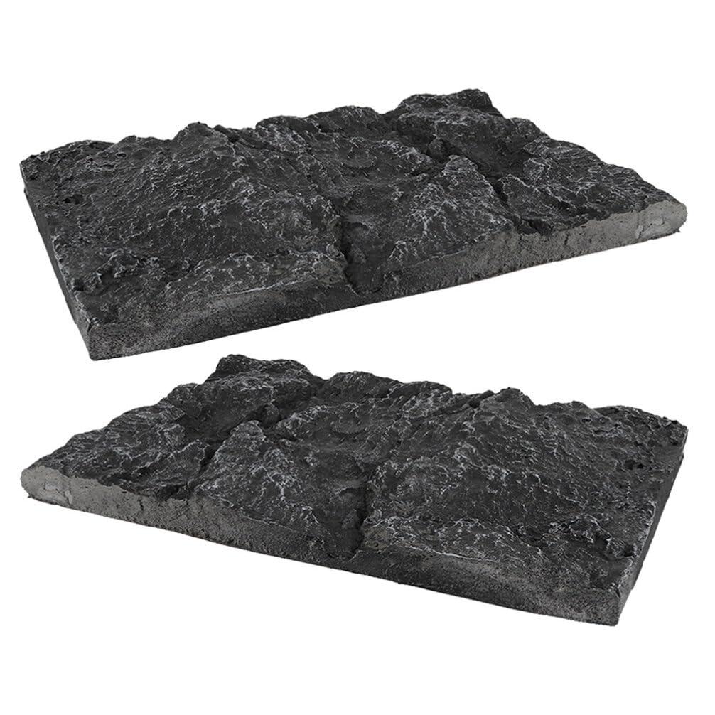 Toddmomy 2piezas Acuático para y Terrario Panel Decorativo De para Reptiles y Peceras Simulación De para Decoración De y Terrarios