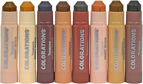 Miniatura 39 de Juego de 12 barras de pintura al témpera, sin desorden, no tóxico, de secado rápido, colores vibrantes, pintura para niños, pintura, arte