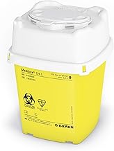 Medibox 2.4 Litre I Waste Container for Disposal of Sharp and Sharp Items in Medical Environments