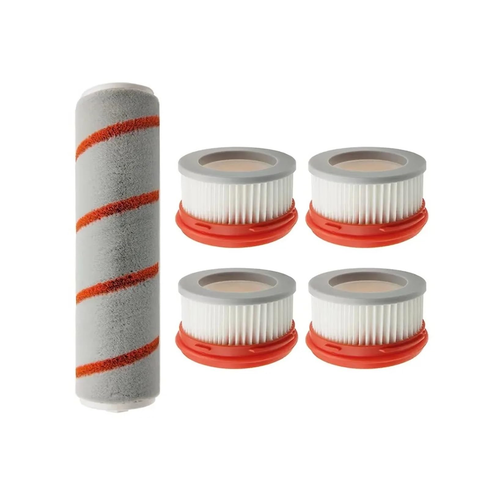 Staubsauger Weiche Bürstenrolle Filter Bürstenrolle | Kompatibel for Dreame, V8 V9 V9B V9D V9P XR V10 V11 Wireless Handheld(D (5Pcs))
