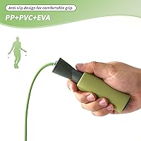 Vista 3 de Cuerda de saltar inalámbrica para hombres y mujeres Verde claro