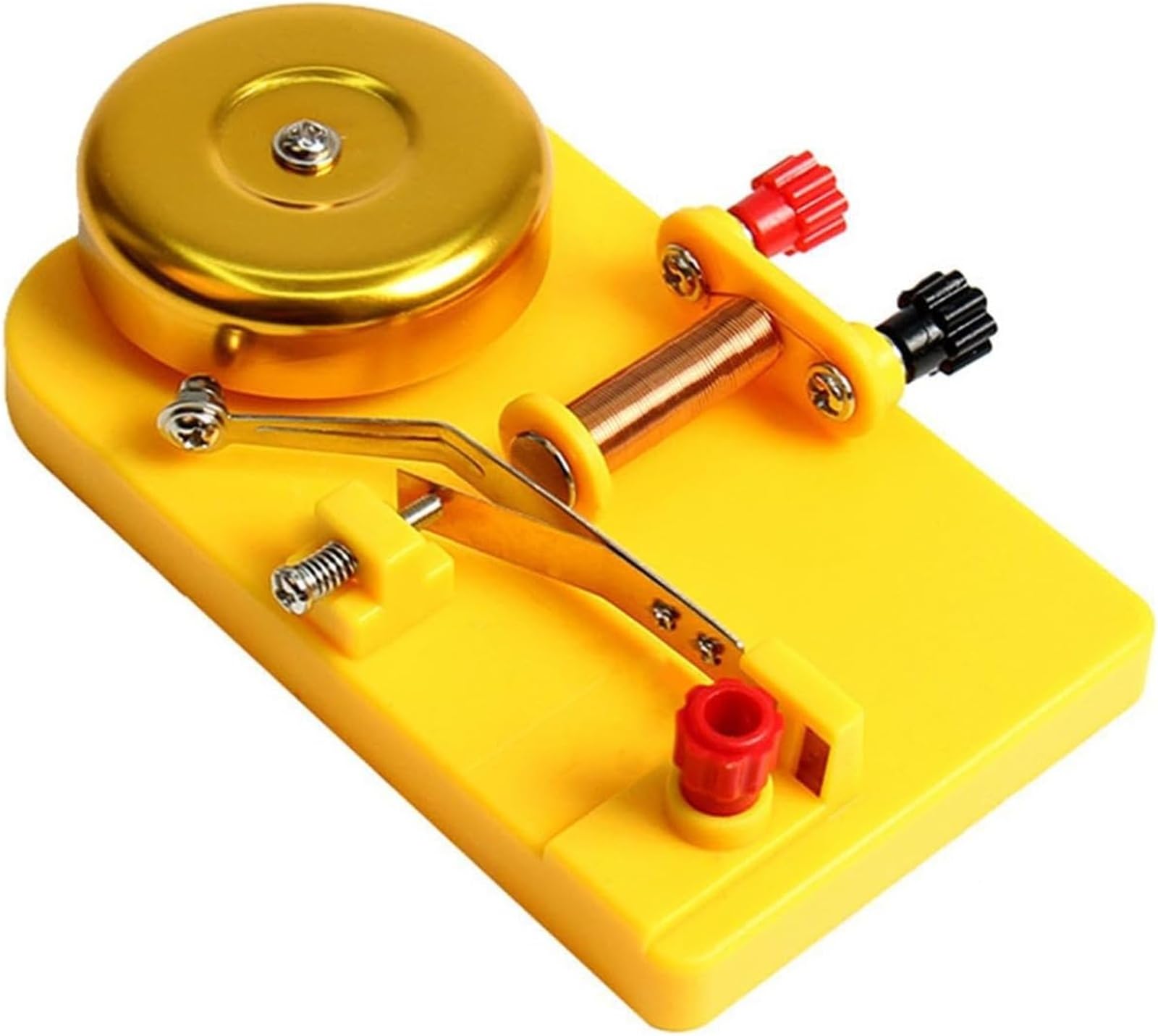 TIANQIHAO Electric Bell Experiment Model Electromagnetic Demonstrator Physics Circuit Teaching Aid Elementary Middle School Classroom Science Educational Tool Lab Electromagnetism