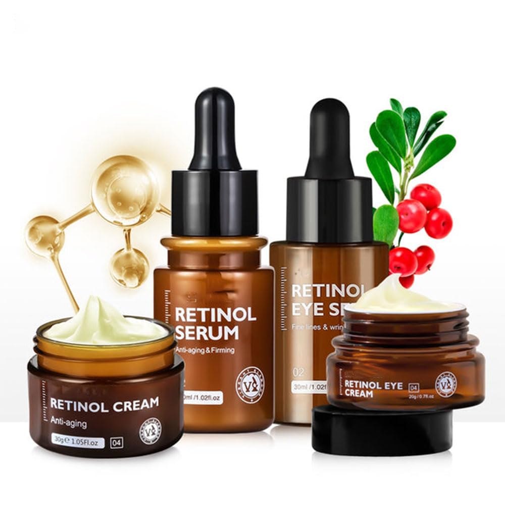 Goreem Double Retinol Sets Vitamin A Anti Aging Whitening 4 Pieces