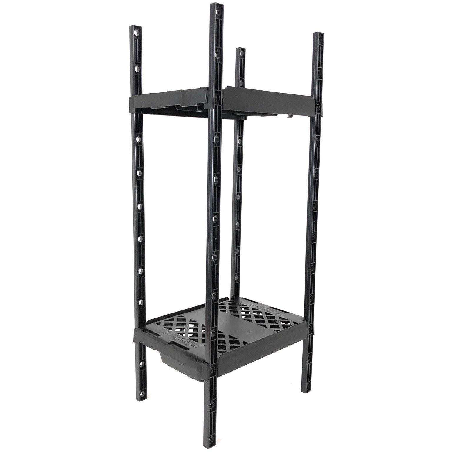 Its Academic Adjustable Double Locker Shelf, Black