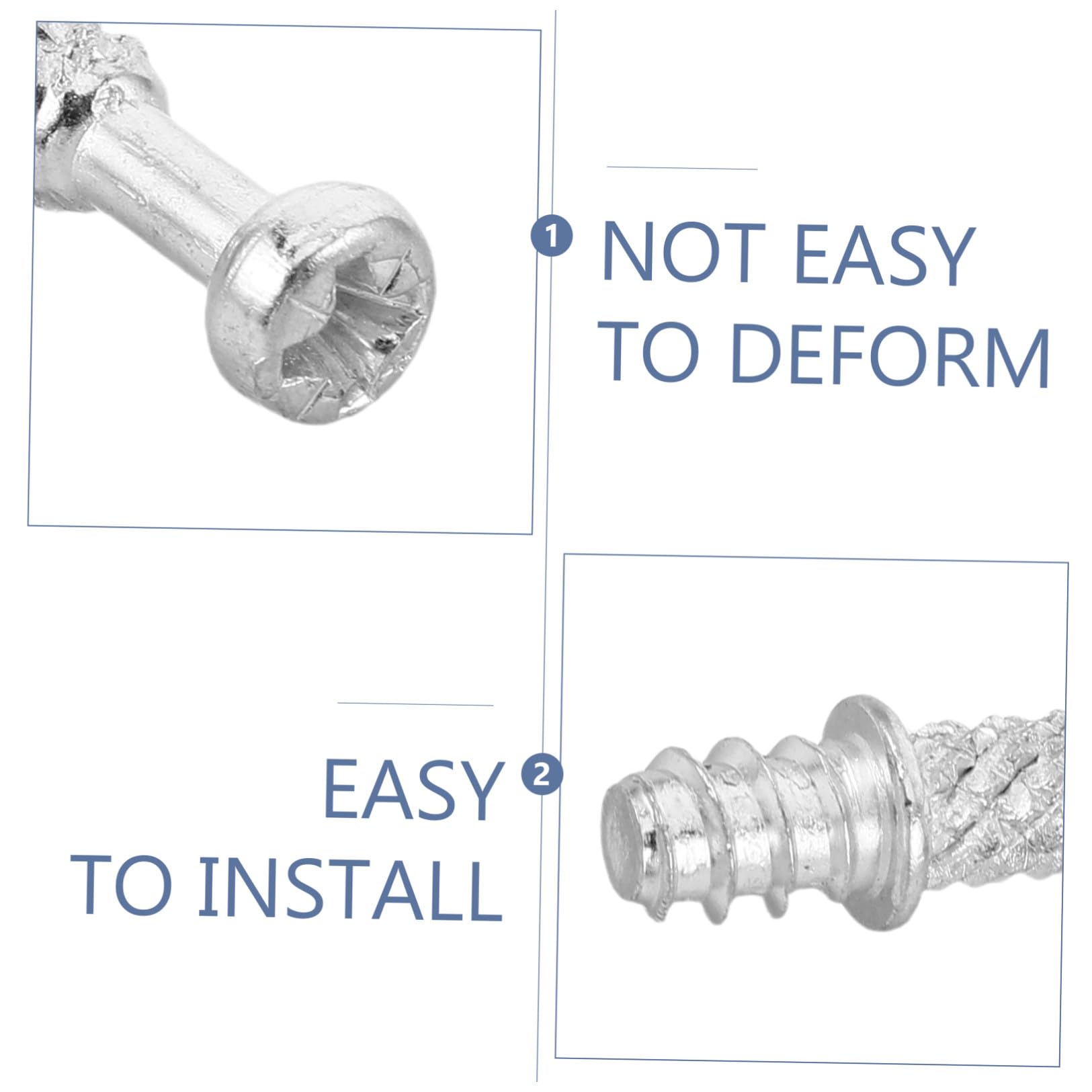 Möbelverbinder Nockenbolzen 200 Stück Zinklegierung für Schrank