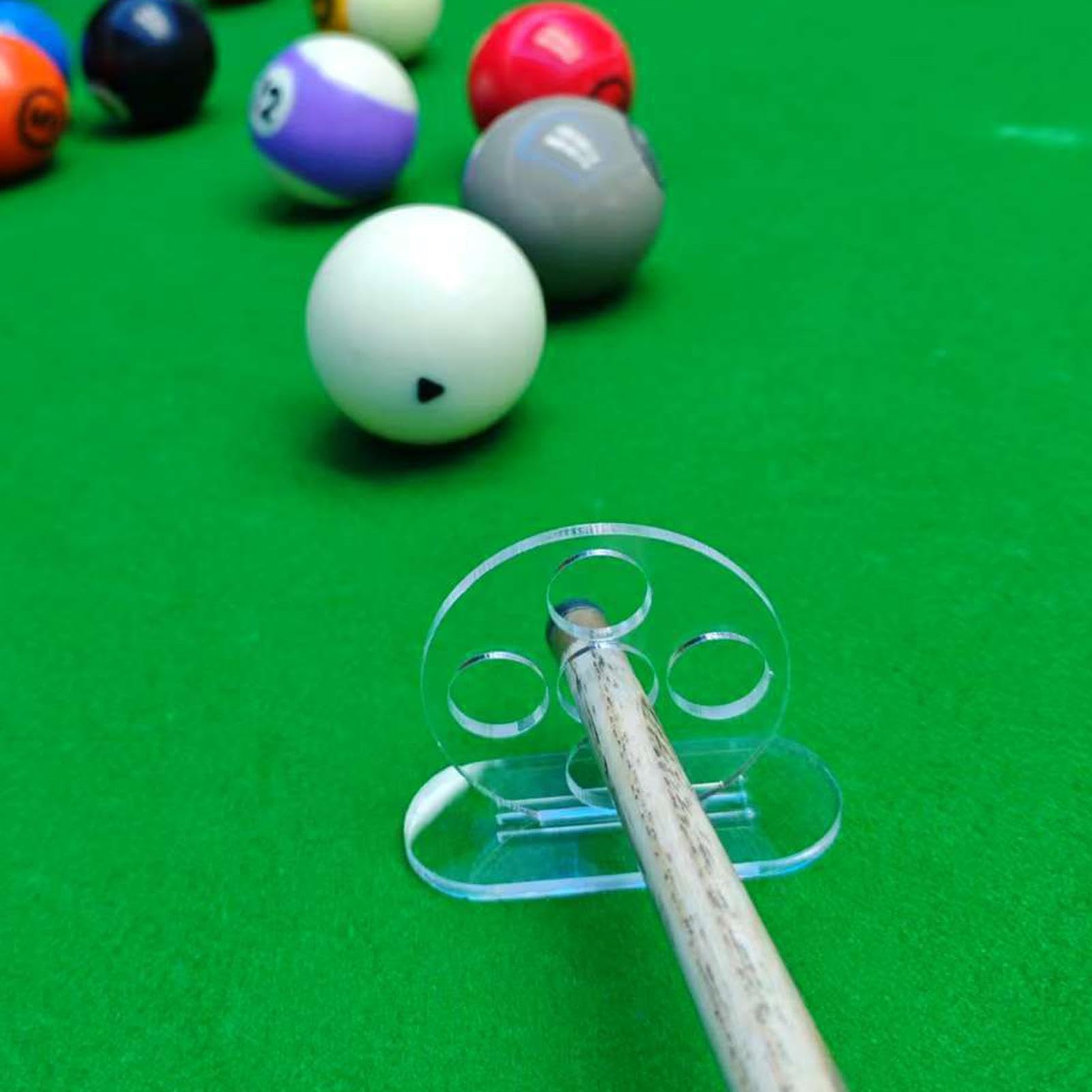 Billiard Rod Trainer, Pool Table Stick Exercise Accessories, 0.24 Inches, Multifunctional Pool Cue Exerciser Equipment, Accuracy Alignment Training Aid for Billiards