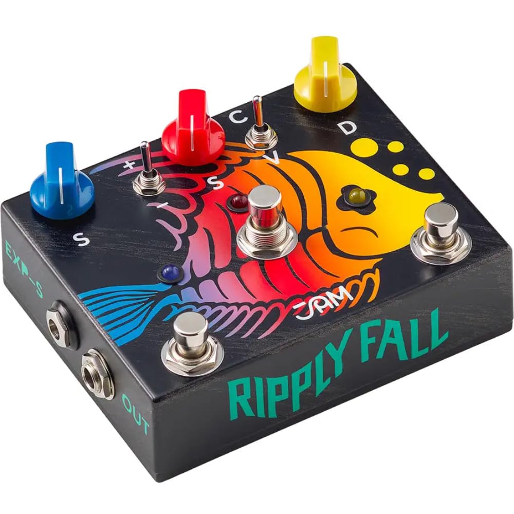 Jam pedals Ripply Fall コーラス ビブラート フェイザー Amazon.com: JAM Pedals Ripply Fall RetroVibe Chorus/Vibrato/Phaser