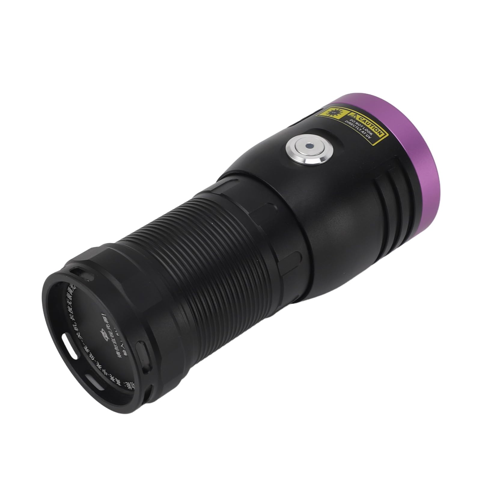 365 nm Luz negra Linterna UV LED Detector de antorcha portátil de mano para orina de perro Manchas de mascotas Curado de resina Aleación de aluminio 142 mm 5,6 pulgadas