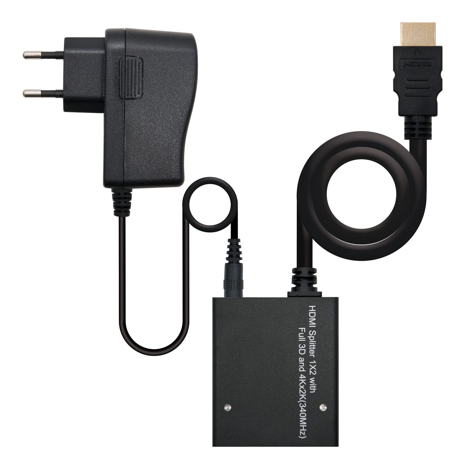 Répartiteur HDMI 2 ports Nanocable pour présentations et multimédia