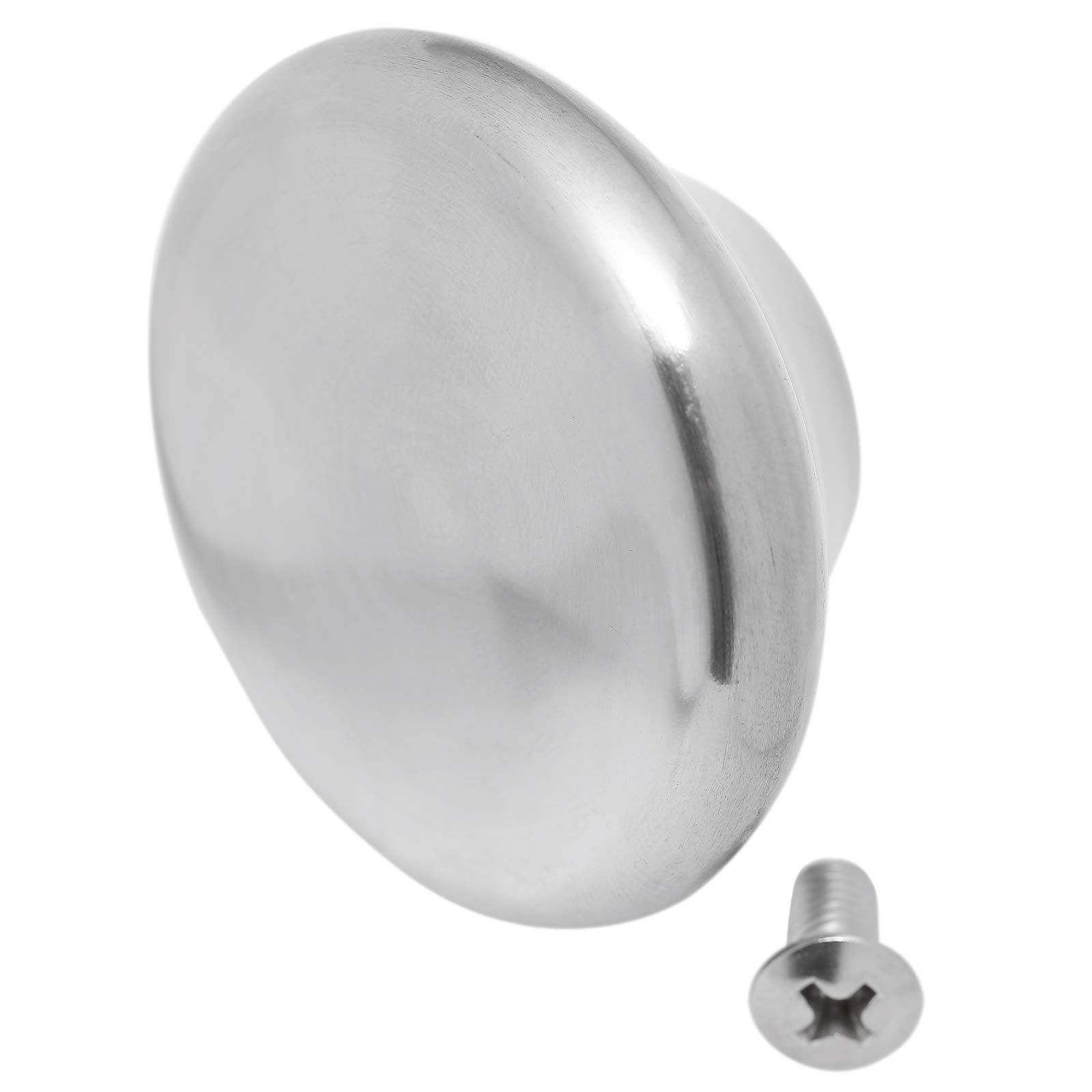 First4spares Silver Knob Handle For Le'creuset Cookware, Lids And Pans