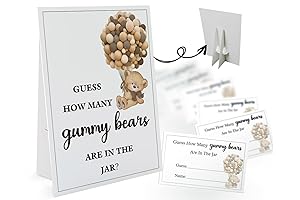 Guess How Many Gummy Bears Are in the Jar Party Game