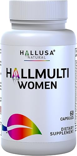 Cápsulas multivitamínicas para mujer con más de 18 vitaminas para mujeres y minerales, soporte para el cabello, la piel y las uñas con ácido fólico,