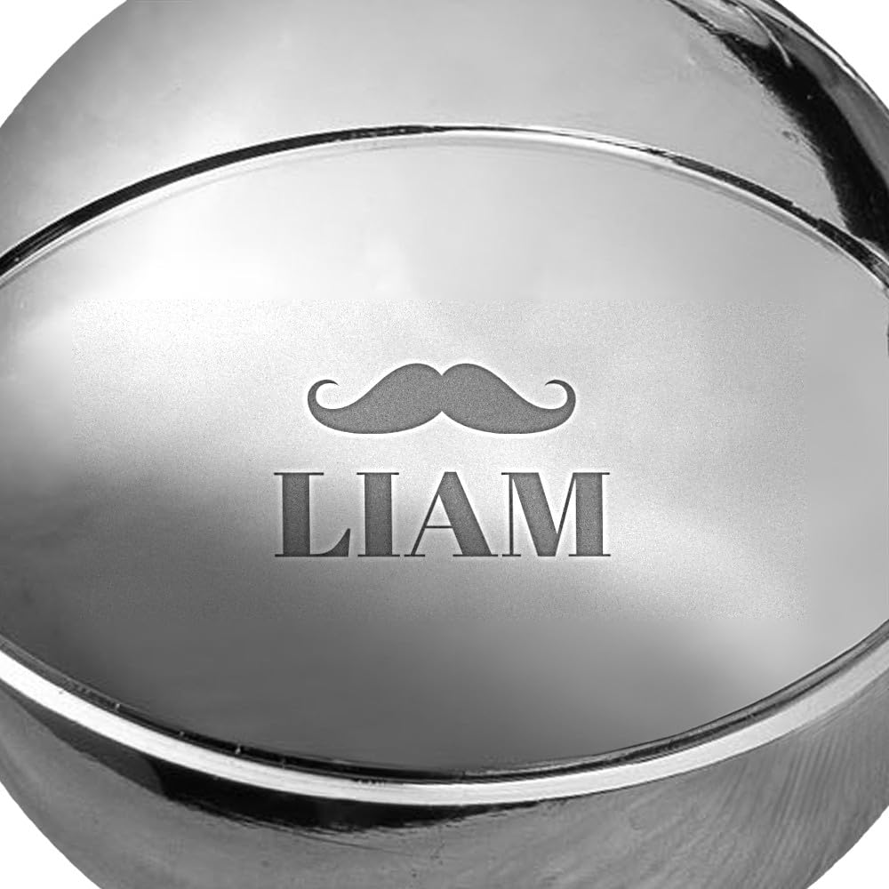 Wanapix|Pétanque-Kugeln | Geschenk| 3 Kugeln+Tasche |Namen Text Personalisieren