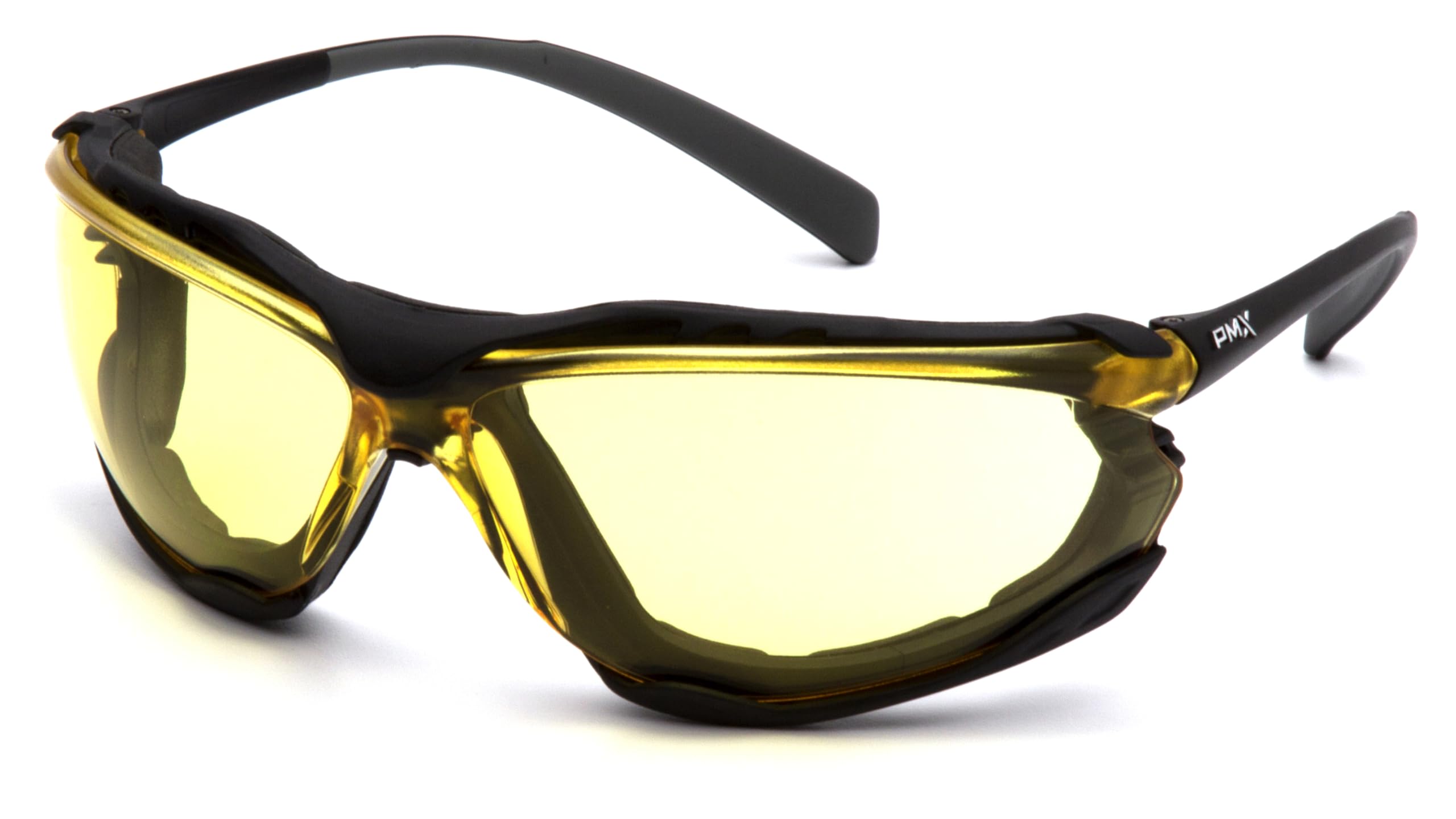 Pyramex Proximity Safety Glasses Eye Protection, Amber H2X Anti-Fog