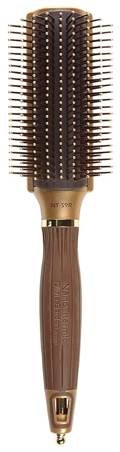 Olivia Garden NanoThermic Ceramic + Ion Styling Hair Brush (NT-S9R)