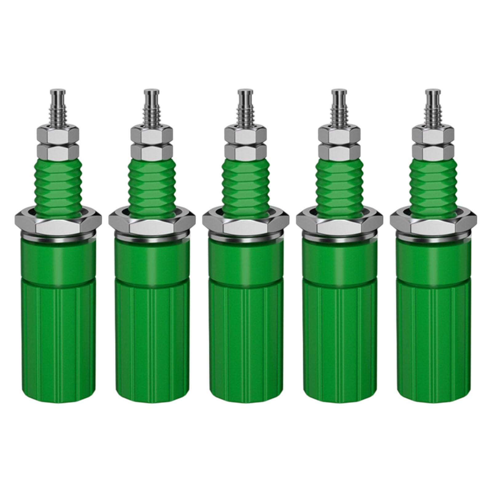 Xjdzineq 4mm Banana Plugs Jacks Binding Post Terminals with Quick Install Design Easy to Use for Sound Equipment & Instrumentation Zinc Alloy ABS Terminal