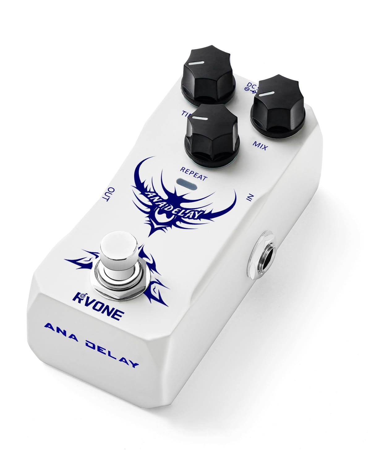 Analog Delay Guitar Pedal for Electric Guitar, Vintage-Style Guitar Effects Pedal with Warm Echo, Electric Guitar Pedal True Bypass & Durable Aluminum Metal Chassis