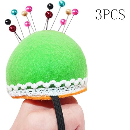 Amazon ピンクッション 手首着用 針刺し針山 裁縫道具 ニードル収納 縫製 工芸用 洋裁 手芸 針刺し 針立て 針山 ハンドメイド Diy 置物 飾り 3個セット ピンクッション 通販