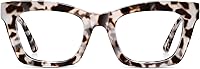 Oprah Reading Glasses for Women: Stylish Blue Light Blocking Square Readers with Spring Hinge