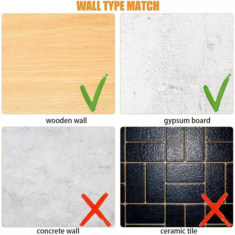 Picture Hangers Holds 10-100lb, 130pcs Picture Hanging Kit, Drywall Wooden Wall Picture Hanging Nails