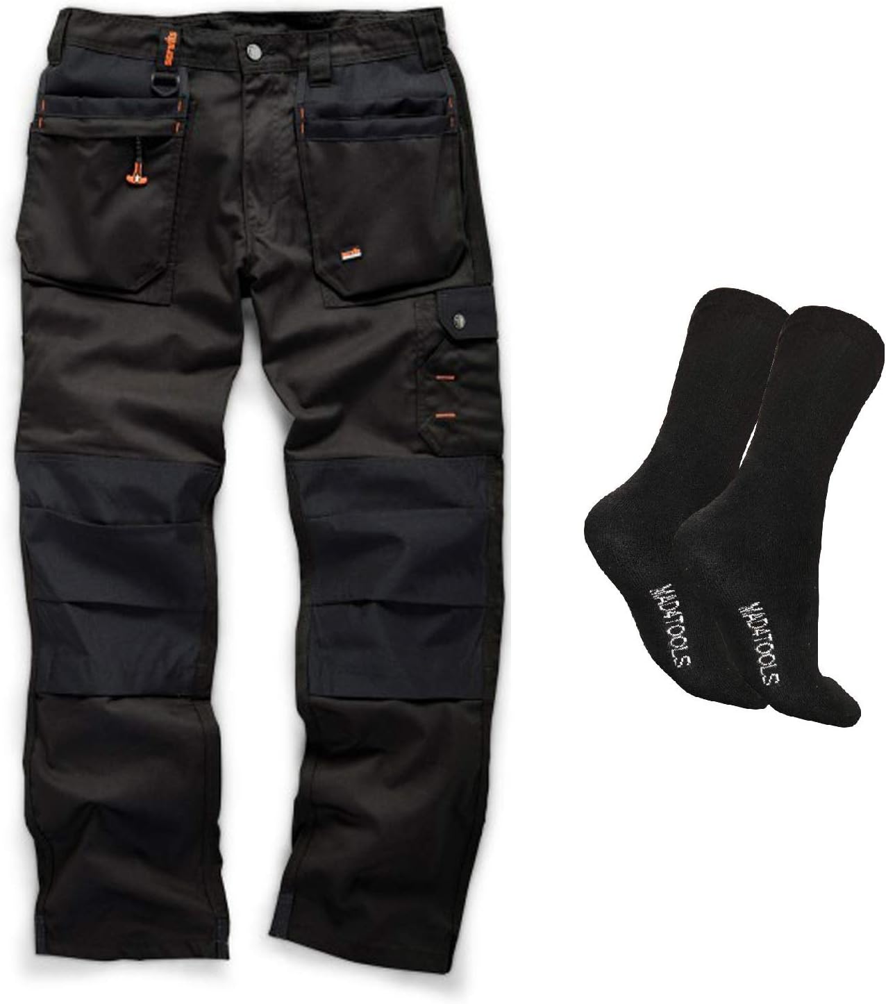 Scruffs Worker Plus Men's Work Trousers and Boot Socks