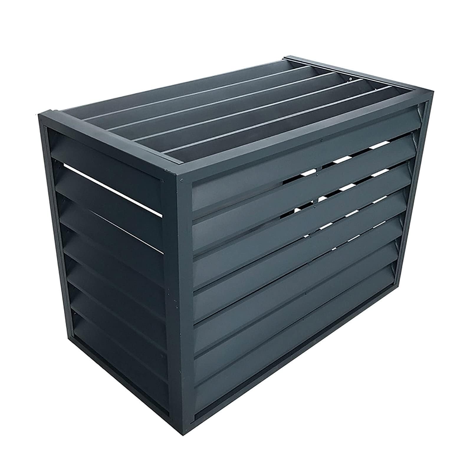 Outdoor Air Conditioner Cover, Air Conditioner Enclosure Screen, All-Weather Central Air Conditioner Protection Cover Aluminum p