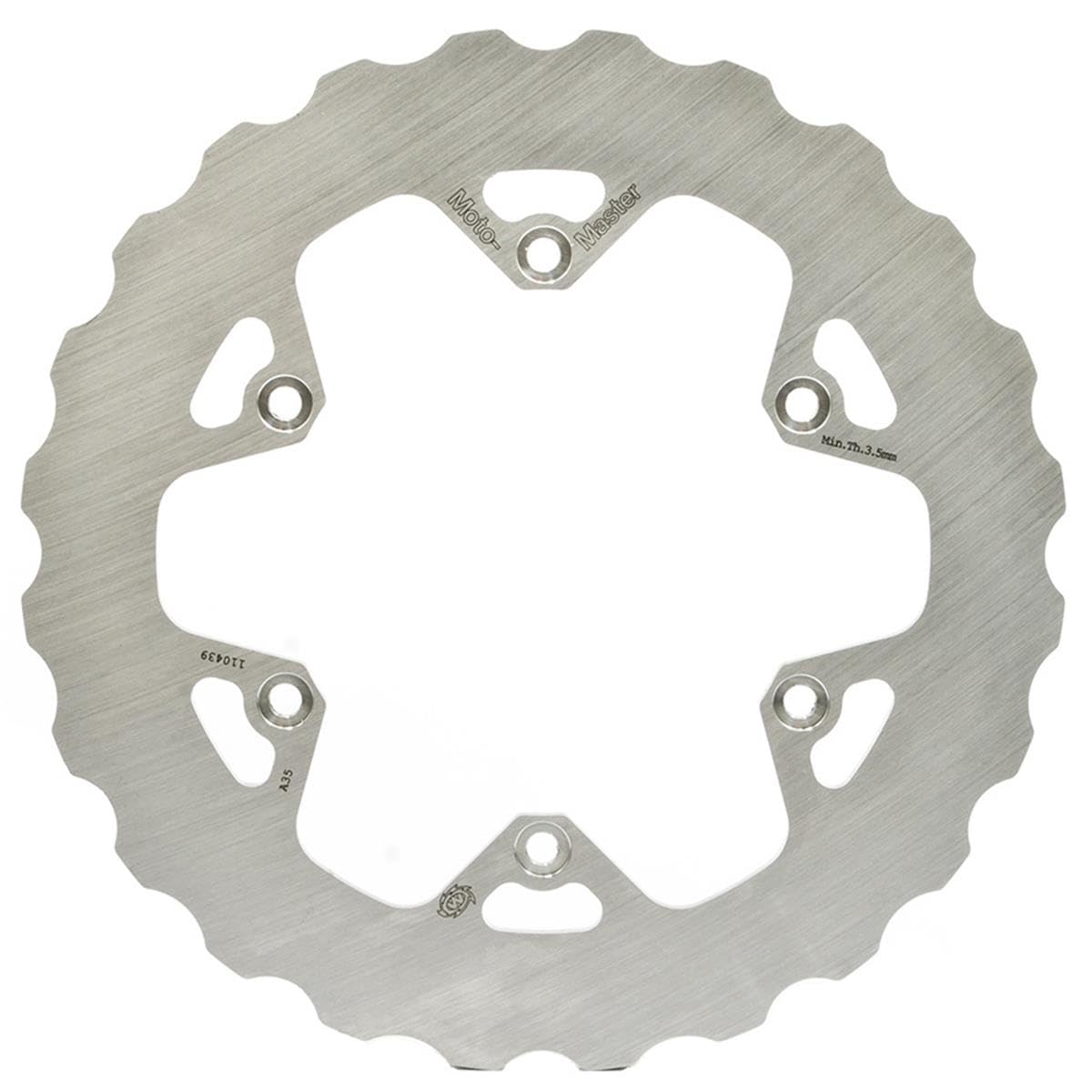 Moto Master Disco Freno Moto Nitro Mud Posteriore Ideale In Condizioni Fangose - Spessore 4 Mm - 4