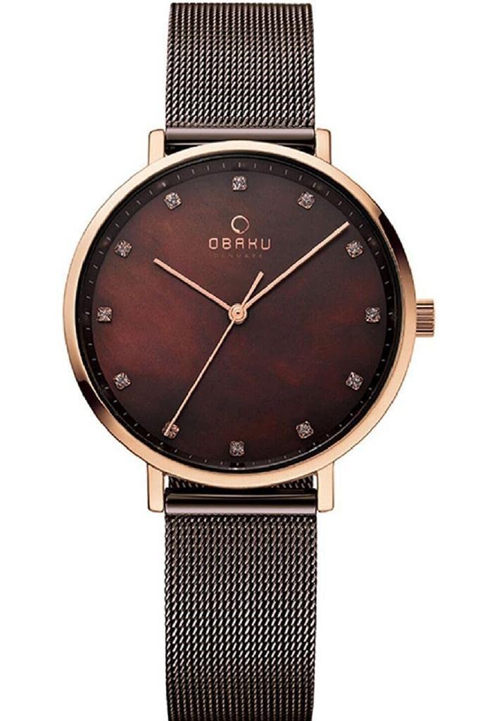 Obaku Analog Brown Dial Womens Watch-V186LXVNMN (B01D4SP1NU) Amazon Price History, Amazon Price Tracker