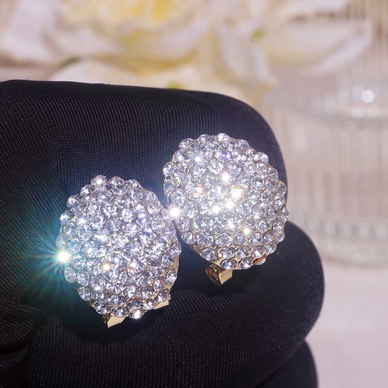 Boucles d'oreilles de mariage en diamants pour briller au grand jour