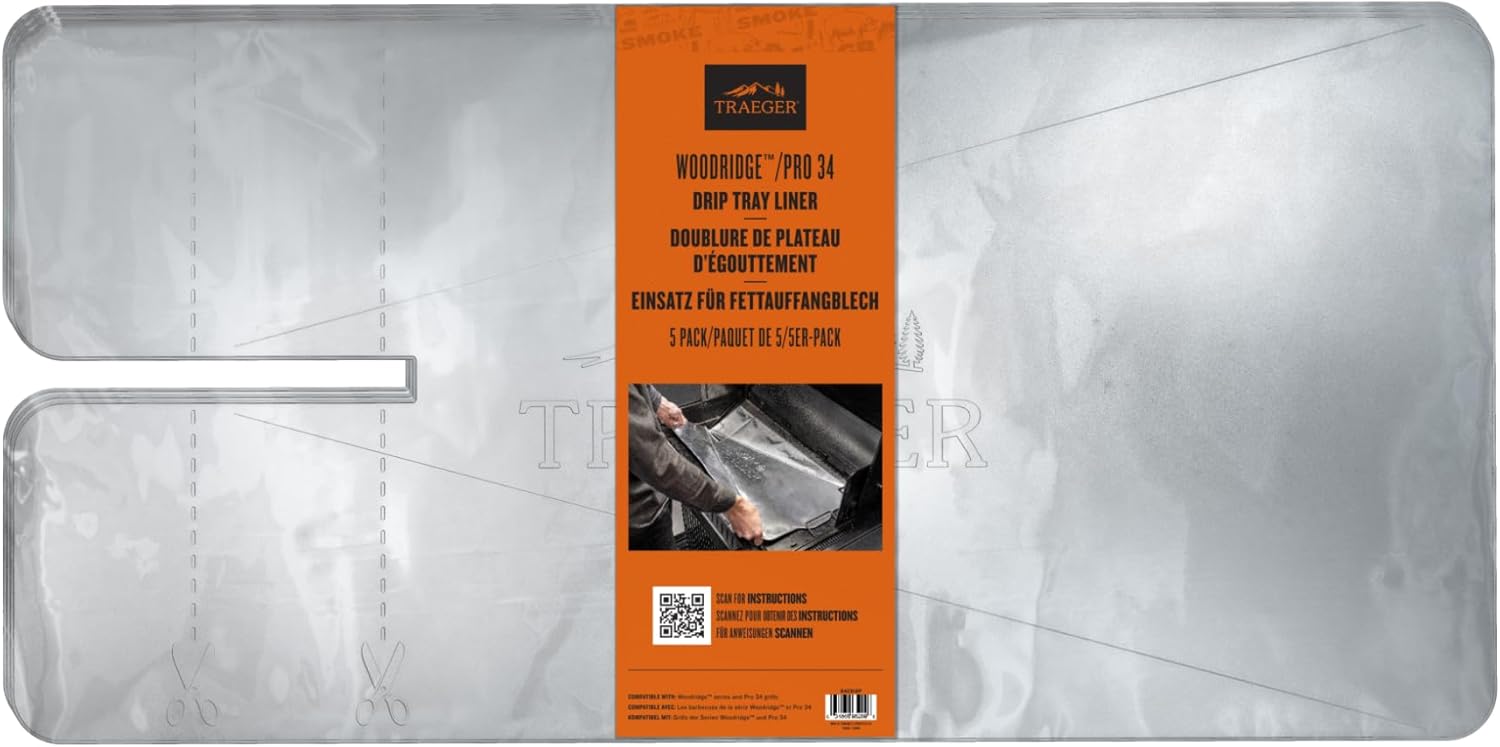 Traeger Grills Woodridge and Pro 34 Drip Tray Liner