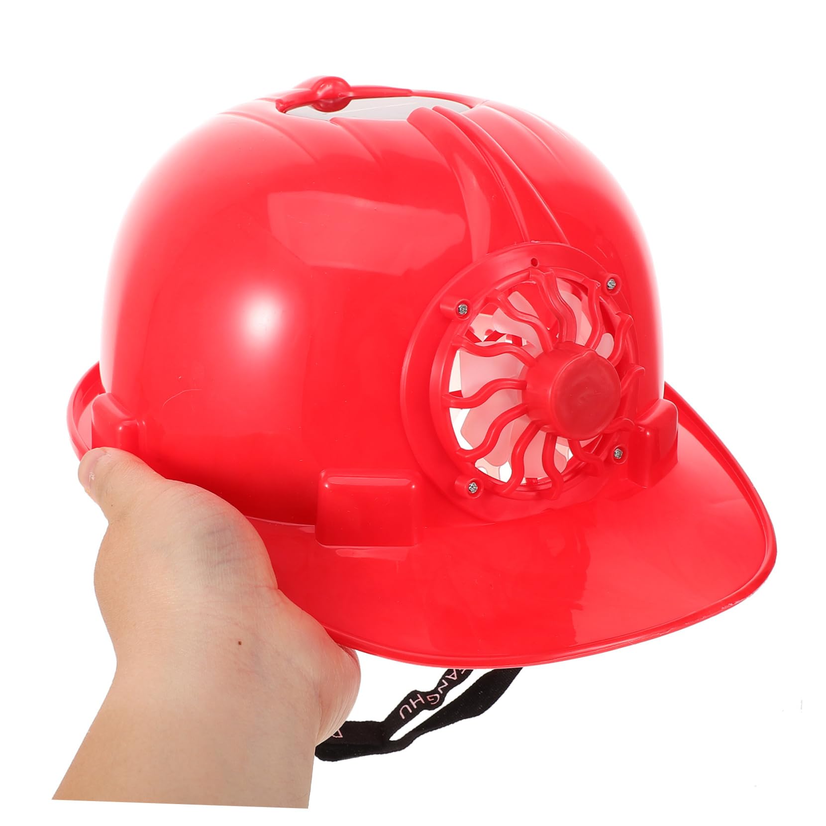 GALPADA Casco Sicurezza con Ventilatore Solare per Esterni Protezione Ventilata Attività Costruzione e Giardinaggio Design Resistente e Protezione Solare