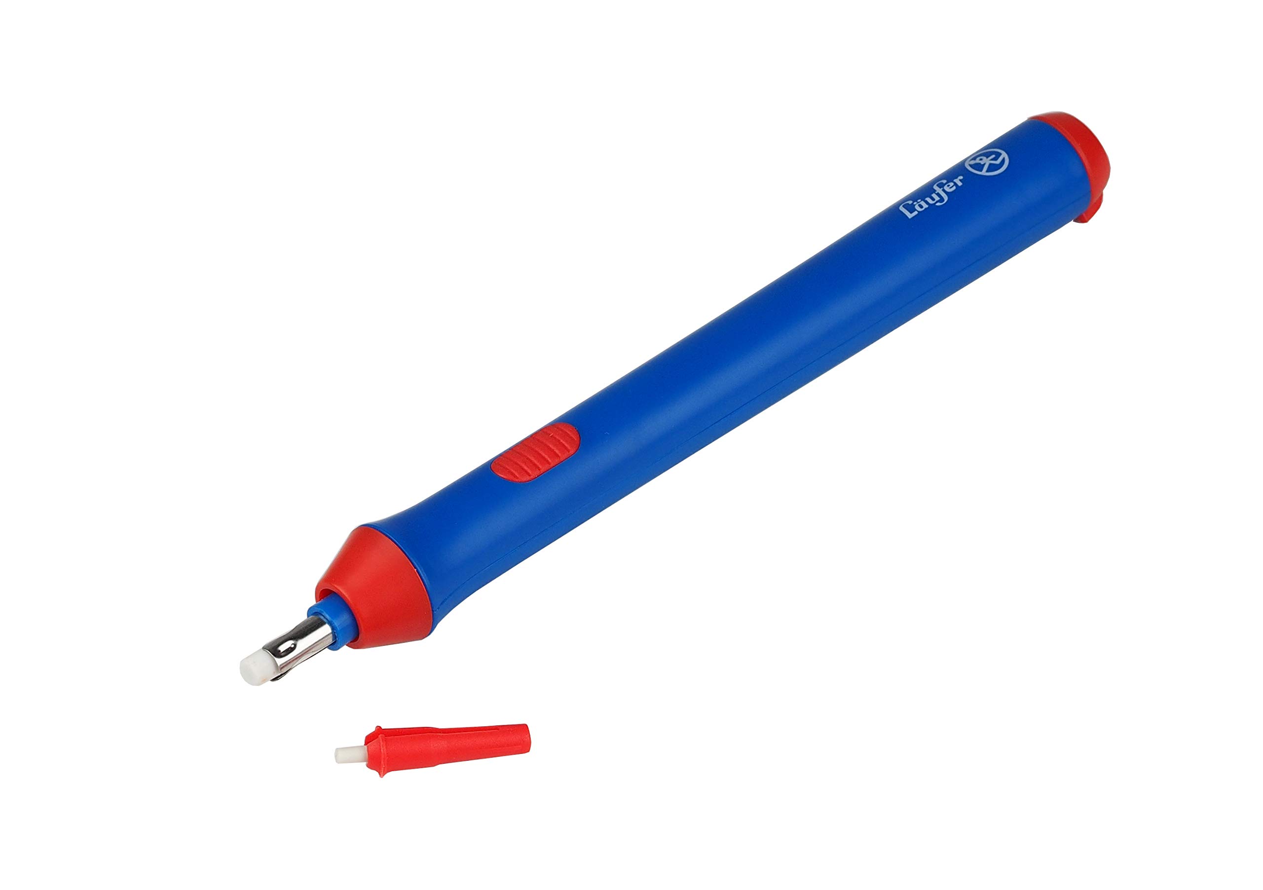 Läufer 69607 Gumka Elektryczna, Biały, 23 gumki, 2 rozmiary nasadek
