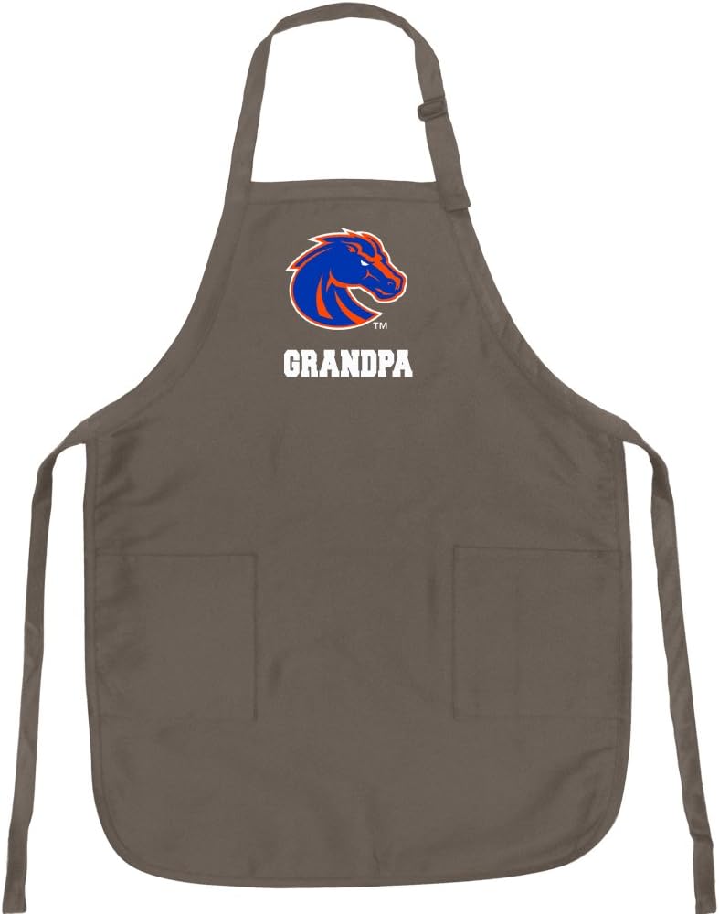 Broad Bay Boise State Grandpa Apron BEST Boise State University Grandpa Logo Gift for Man Him