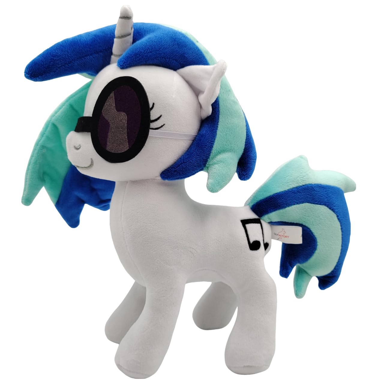 FIASHCN Anime Pony Plush Toy Kawaii Little Horse Cartoon Alicorn Twilight Sparkle Flurry Heart Unicorn Doll for Kids Gift Neville 30cm