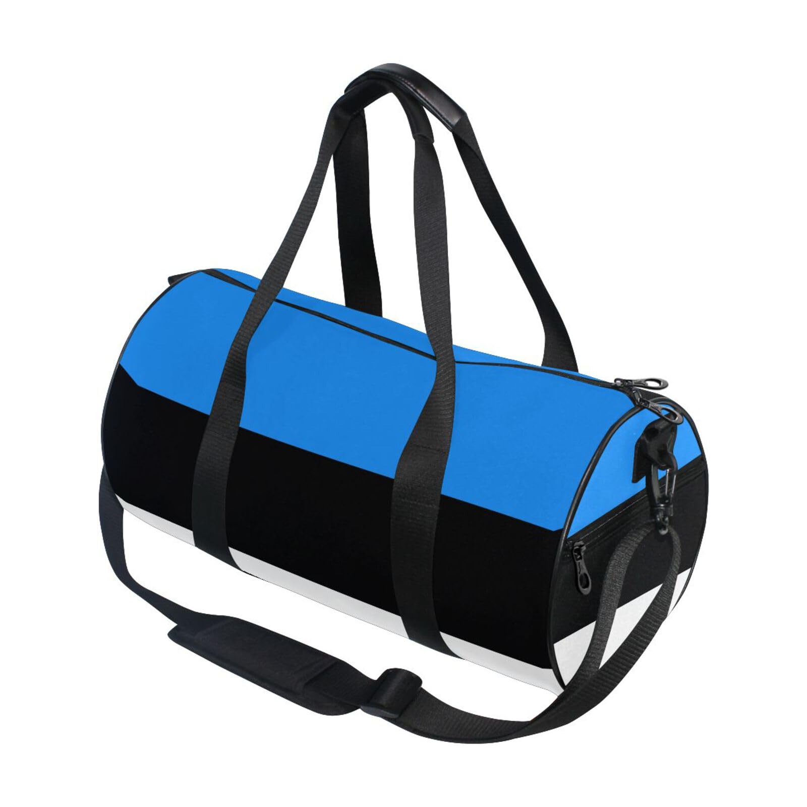 Bolsa de lona ligera con bandera de Estonia y bolsillo interior 7