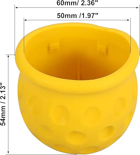Miniatura 8 de X AUTOHAUX Cubierta universal para bola de enganche de remolque, impermeable, a prueba de polvo, 1.969 in, color rojo para automóvil, camión,