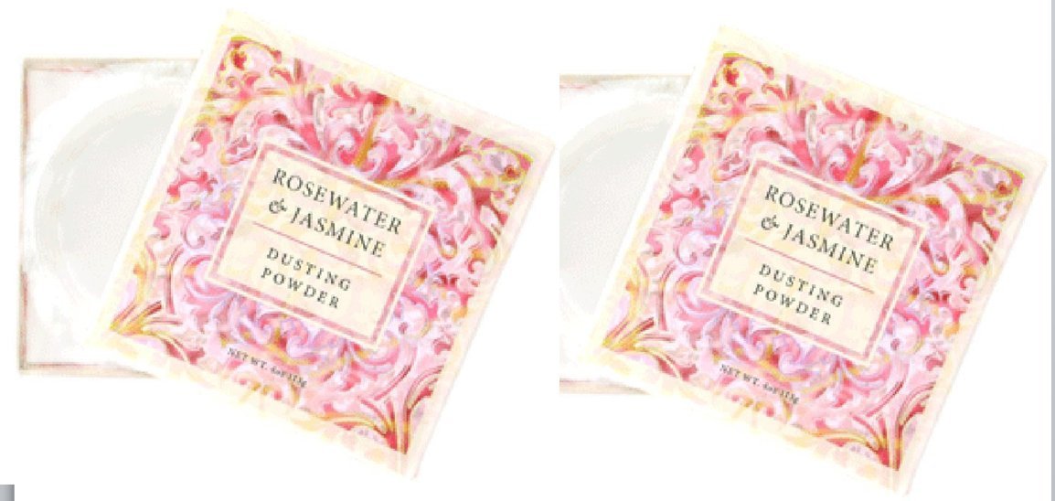 Greenwich Bay Trading CompanyTopnice Co. Dusting Powder, 4 Ounce (Set of Two Rosewater Jasmine)