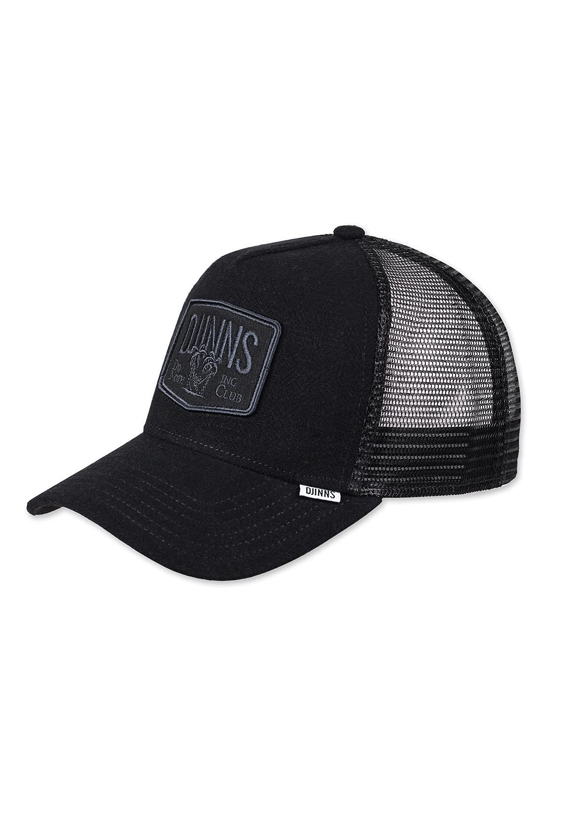 Djinns Hippy Canvas HFT Trucker Cap One-Size Black