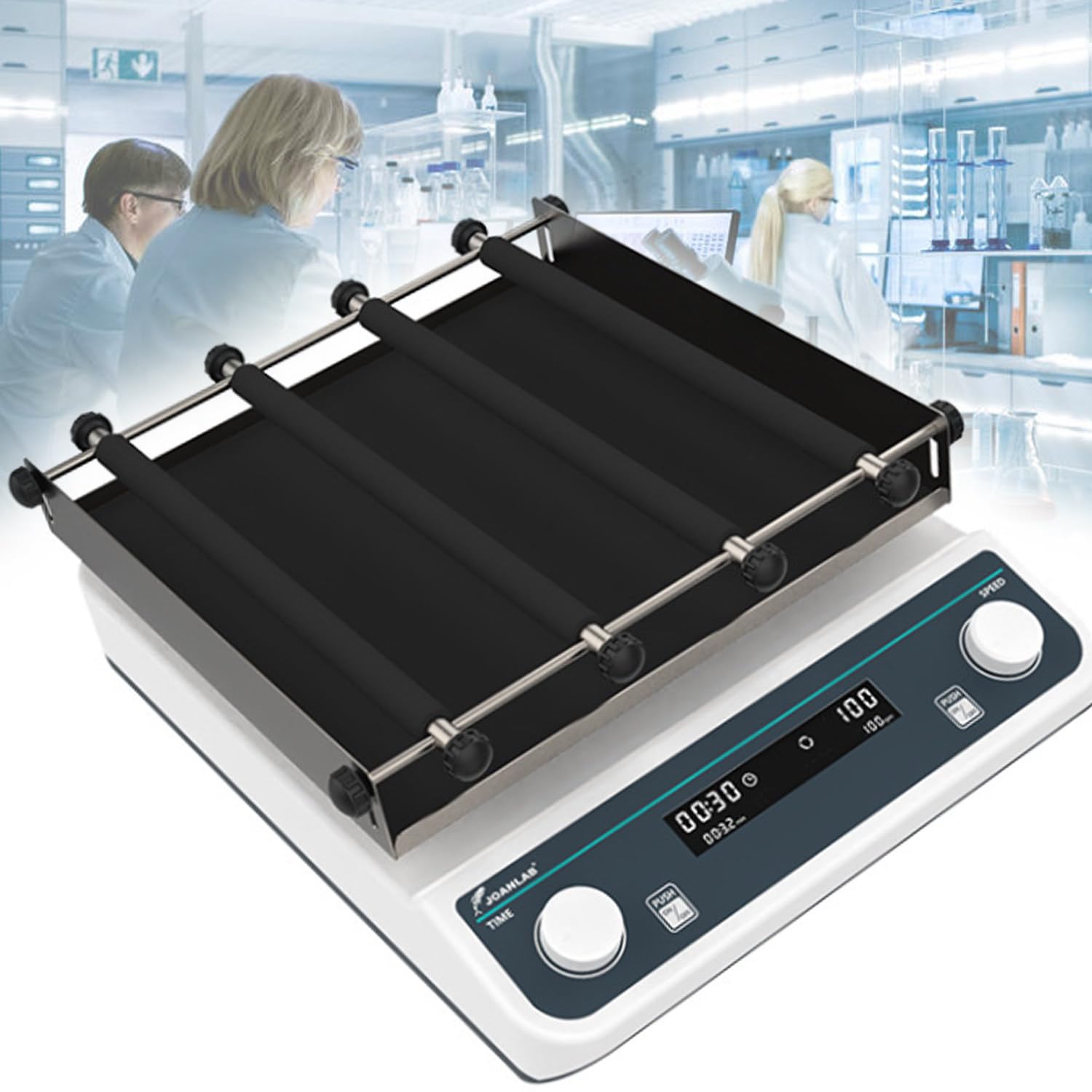 YXZYFPP Digital Laboratory Orbital Shaker Mixer, Adjustable Speed Oscillator, Horizontal Rotator for Lab Use, Precision Swing Mixer for Scientific Research