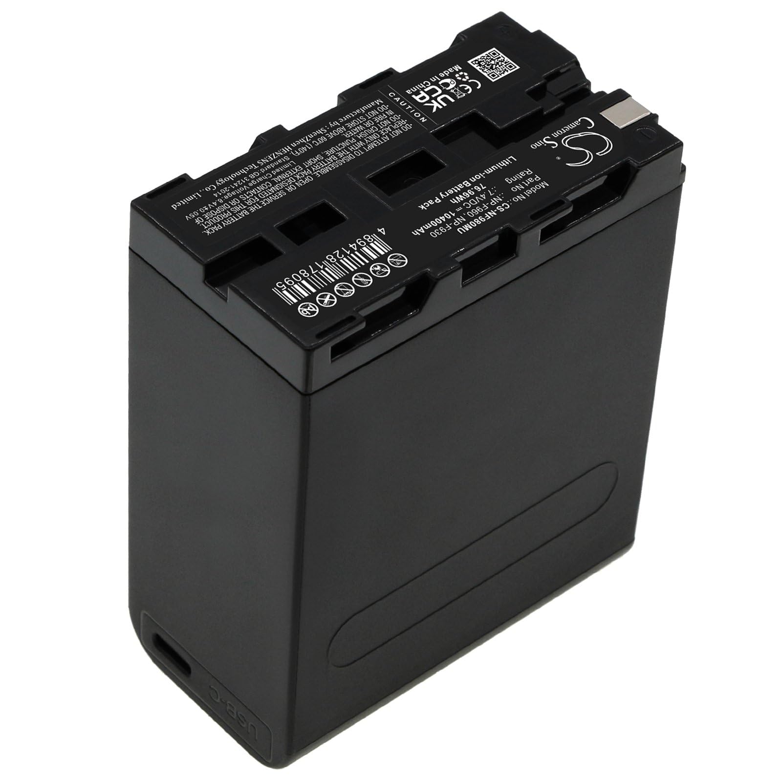 Batteria di ricambio per Sony CCD-TRV62, CCD-TRV63, CCD-TRV65, CCD-TRV66, CCD-TRV66K, CCD-TRV67, CCD-TRV67E, codice articolo: NP-F970, NP-F970/B, NP-F975, XL-B2, XL-B3