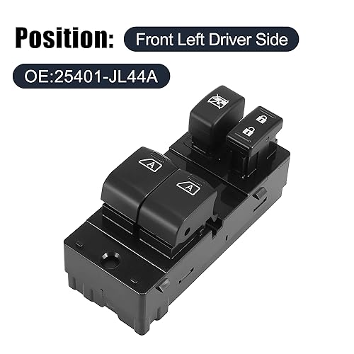 Miniatura 2 de X AUTOHAUX Controladores de elevalunas eléctricos delanteros de repuesto para Infiniti G37 Q60 Coupé para Infiniti G37 2008-2013 para Infiniti Q60