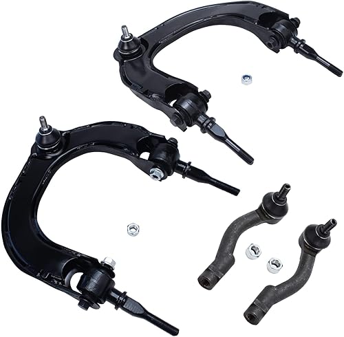 Miniatura 804 de Detroit Axle - Brazos de control delanteros inferiores con rótula + barras estabilizadoras de repuesto para Chrysler Dodge Intrepid 300M Concorde