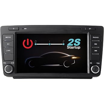Linux Car Radio for Skoda Octavia 2/Yeti/Roomster/MK2 Rapid - Wireless CarPlay/Android Car/Bluetooth/FM/AM/RDS/USB HiFi 100W
