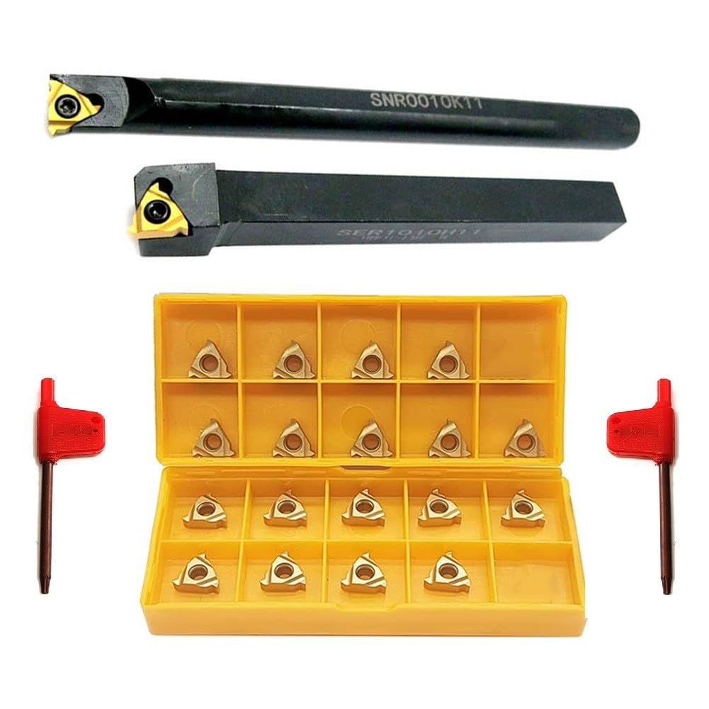 Porte-outil SER1010H11 et barre SNR0010K11 pour filetage intérieur extérieur