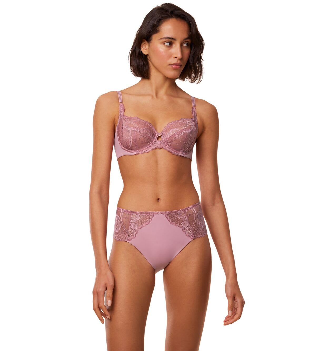 Triumph Women's Wild Peony Florale W Bra, Rosebloom, 36E