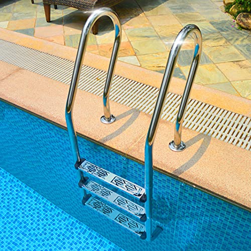 Barandal para piscina de acero inoxidable 2 peldaños miniatura 5