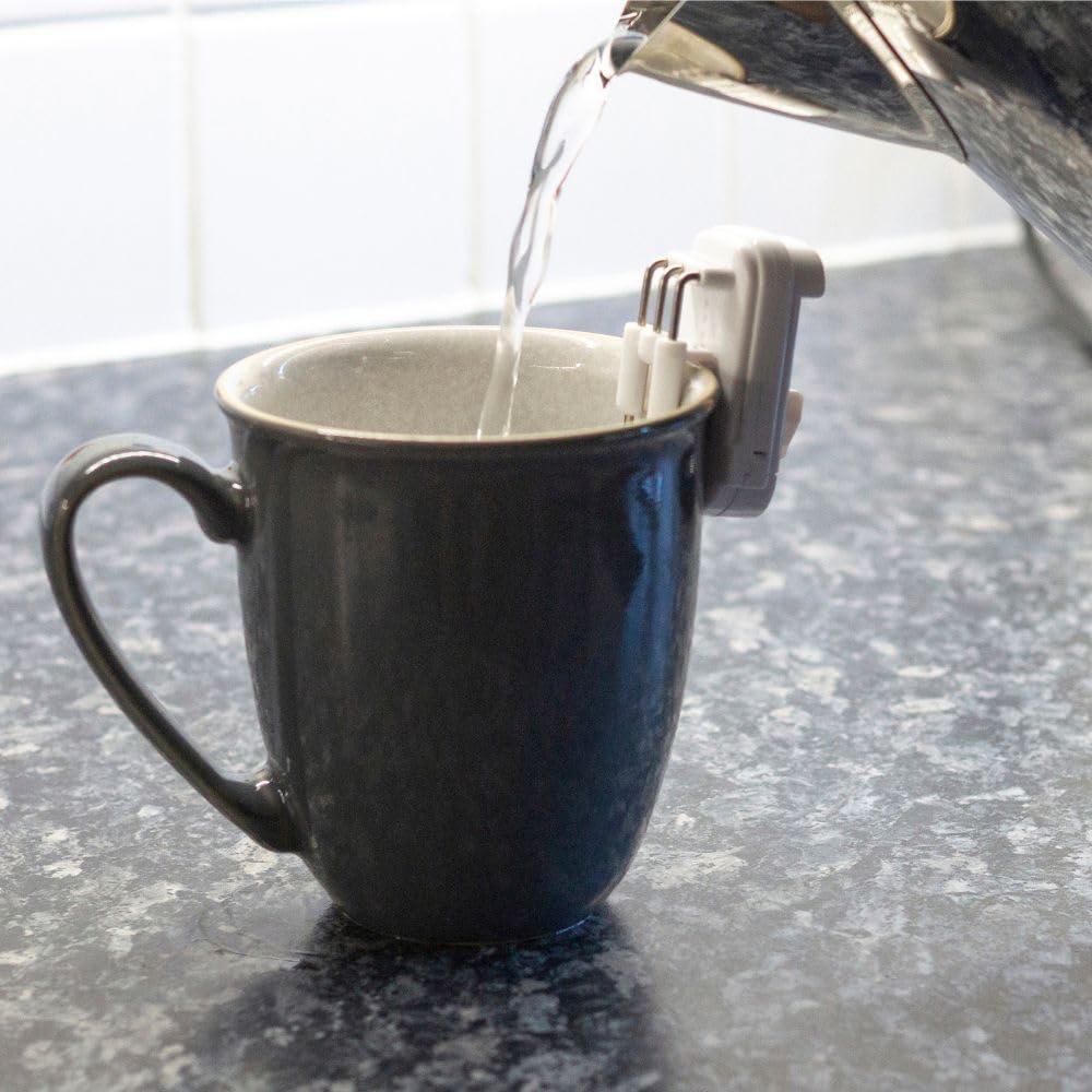 Aidapt Indicateur de Niveau de Liquide avec Alarme vibrante sonore pour signaler la Tasse Tasse Pleine pour Une Utilisation par Les utilisateurs aveugles et malvoyants.