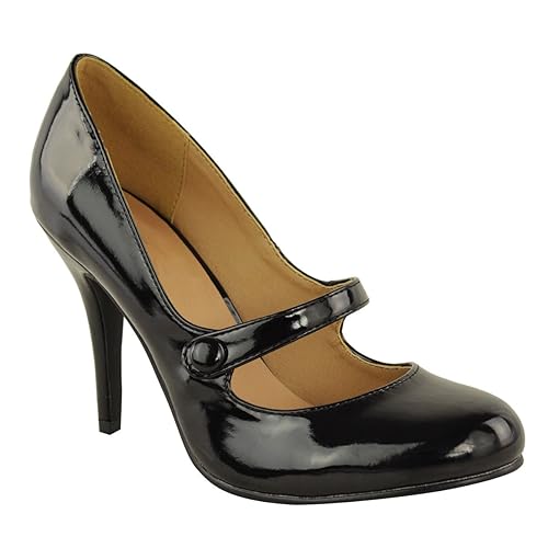 black heeled shoes uk